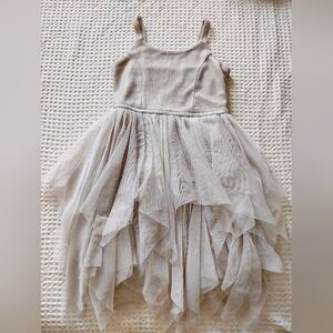 Cat & Jack Cream Formal Kids Dress